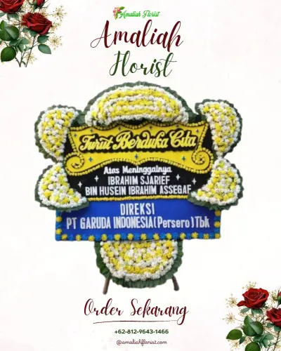 Papan Bunga Duka di Hambaro